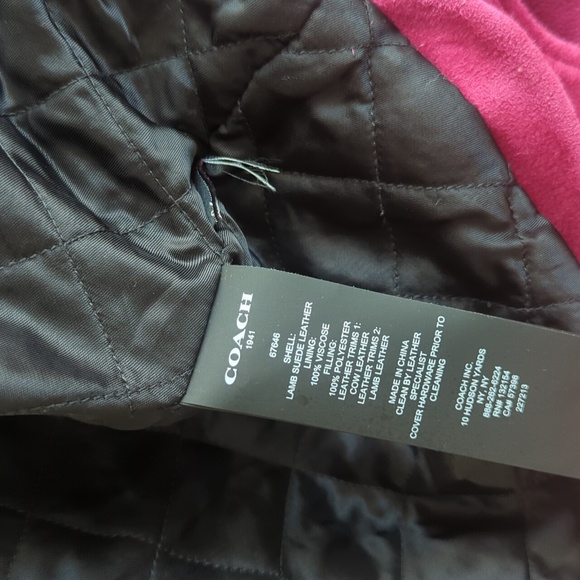 Coach Suede Moto Jacket - Picture 8 of 14